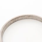 Hermes Bangle Kelly Black Stainless Steel Leather — view 7