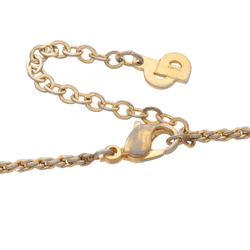 Christian Dior Necklace CD Logo Bag Motif GP — view 3