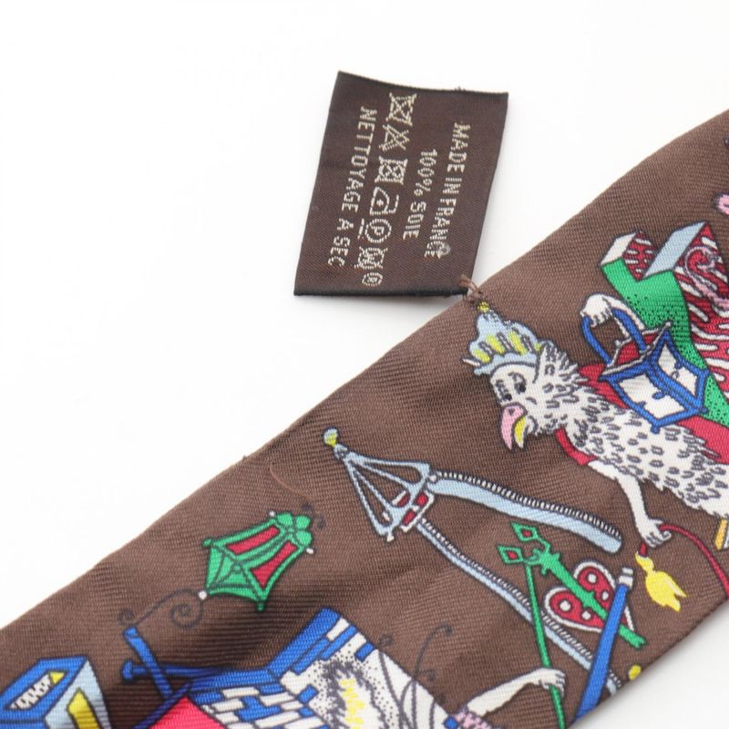 Hermes Scarf Twilly LA Folle Parade Silk — view 6