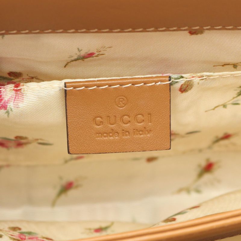 Gucci Shoulder Bag Ophidia Small Beige Exotic Cles Zur — view 4