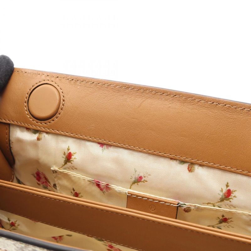 Gucci Shoulder Bag Ophidia Small Beige Exotic Cles Zur — view 5