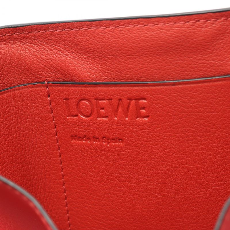 Loewe Trifold Wallet 109.10 S26 Red Leather Anagram — view 5