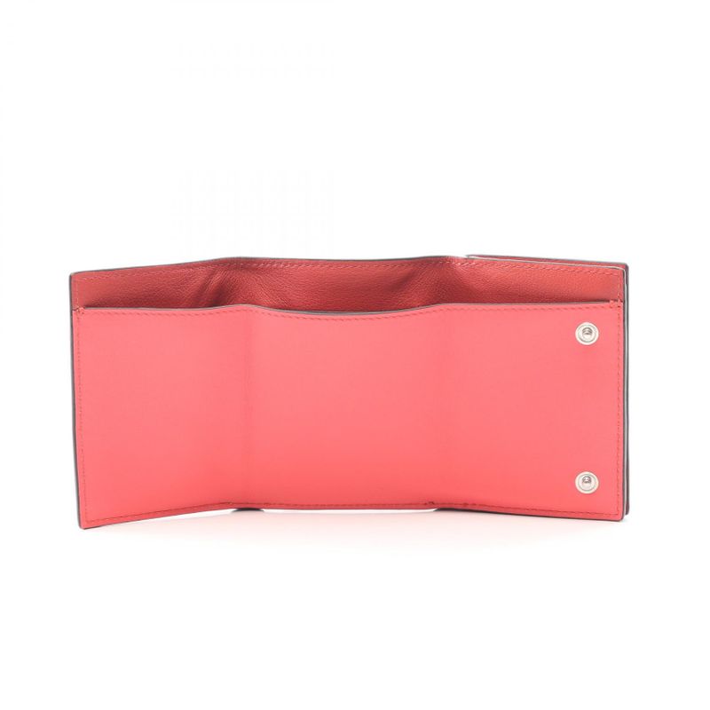 Loewe Trifold Wallet 109.10 S26 Red Leather Anagram — view 3