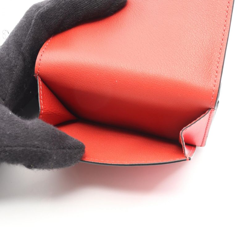 Loewe Trifold Wallet 109.10 S26 Red Leather Anagram — view 4