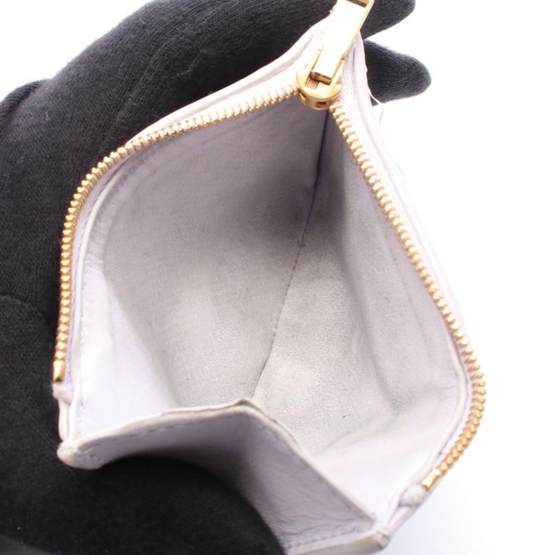 Bottega Veneta Cassette Maxi Intrecciato Small Trifold Flap Wallet Light — view 4