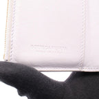 Bottega Veneta Cassette Maxi Intrecciato Small Trifold Flap Wallet Light — view 5