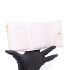Bottega Veneta Cassette Maxi Intrecciato Small Trifold Flap Wallet Light — view 3