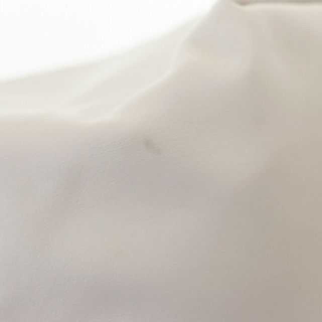 Bottega Veneta Double Knot Leather Mini Hand Bag Chalk Ivory White — view 6
