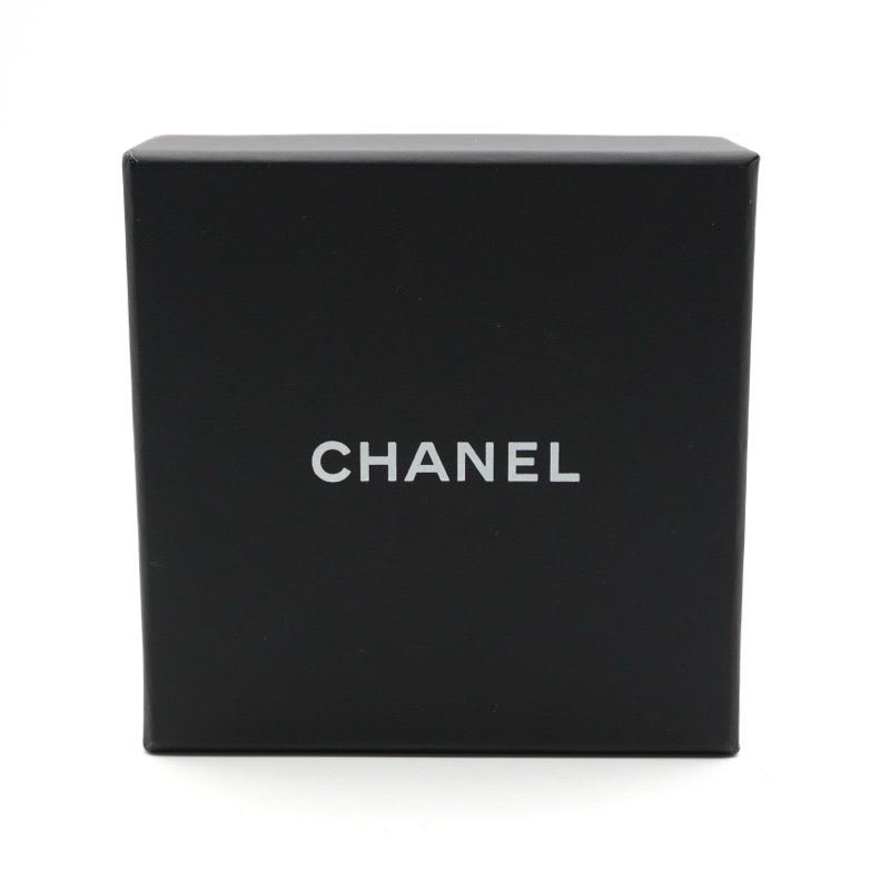 Chanel Brooch Corsage Blue Gold Pin Heart Rhinestone Set Of 2 — view 8