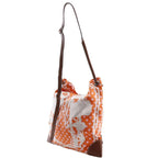 Hermes Silky City PM Brides de Gala Polka Dot Silk Orange — view 2
