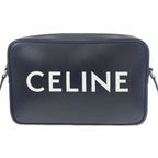 Celine Medium Messenger dot.38 si Shoulder Bag Calf Black Silver Hardware — view 3