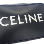 Celine Medium Messenger dot.38 si Shoulder Bag Calf Black Silver Hardware — view 9