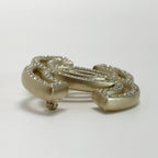 Chanel Coco Mark Brooch A20 V Gold Rhinestone — view 4