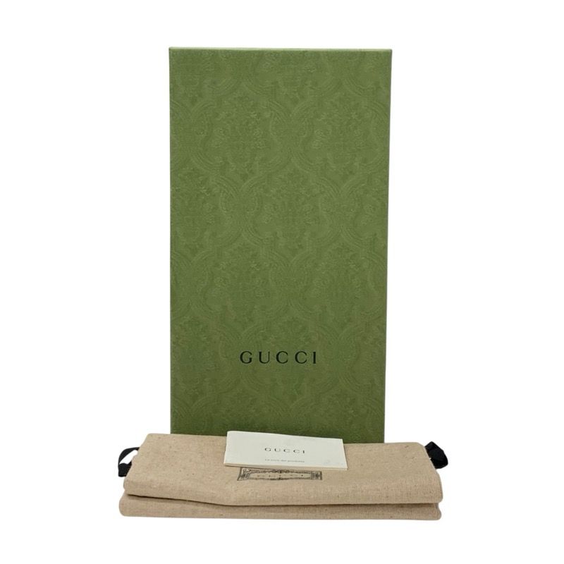 Gucci Loafer Leather Shoes Brown Gold Metal Logo Flat — view 2