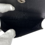 Prada Saffiano Leather Phone Pouch Black — view 5