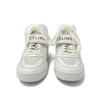 Celine Ct-03 Sneakers Shoes Leather White High Cut Logo Velcro — view 2