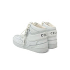 Celine Ct-03 Sneakers Shoes Leather White High Cut Logo Velcro — view 4