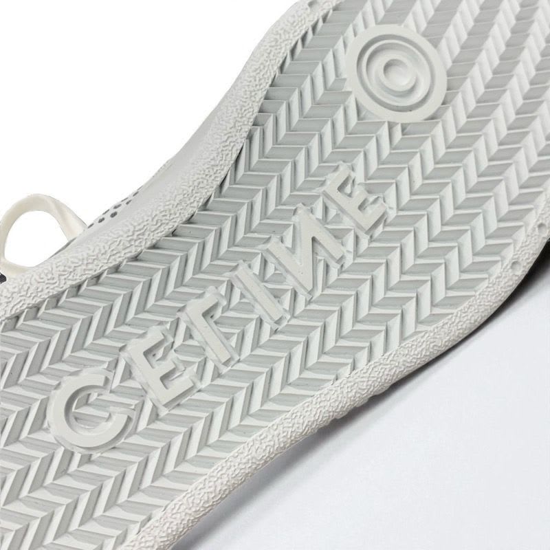 Celine Ct-03 Sneakers Shoes Leather White High Cut Logo Velcro — view 8