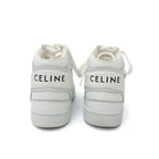 Celine Ct-03 Sneakers Shoes Leather White High Cut Logo Velcro — view 5