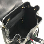 Gucci Bamboo Leather Sherry Backpack Black — view 8