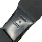 Hermes Frenchie Boots Short Shoes Leather Black Silver Kelly Hardware — view 8