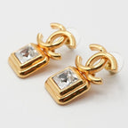 Chanel Earrings Gold Coco Mark Bijou — view 3