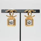 Chanel Earrings Gold Coco Mark Bijou — view 7
