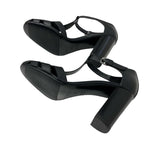 Hermes Idealista Sandals Shoes Leather Black Strap Mosaic Motif — view 6
