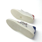Hermes Quicker Sneakers Shoes Leather White Red Blue Pegase Pegasus — view 6