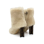 Louis Vuitton Silhouette Line Monogram Boots Short Shoes Fur Leather — view 5