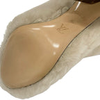 Louis Vuitton Silhouette Line Monogram Boots Short Shoes Fur Leather — view 9