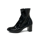 Louis Vuitton Boots Short Shoes Patent Black — view 3