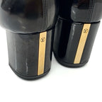 Louis Vuitton Boots Short Shoes Patent Black — view 9