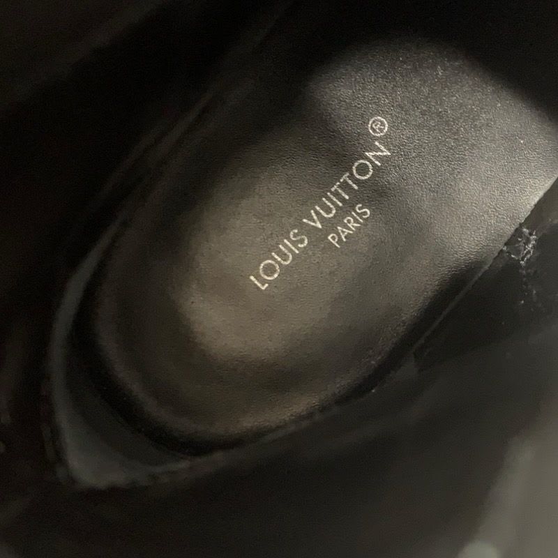 Louis Vuitton Citizen Line Monogram Boots Short Shoes Leather Black Logo — view 7