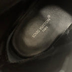 Louis Vuitton Citizen Line Monogram Boots Short Shoes Leather Black Logo — view 7