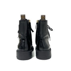 Louis Vuitton Citizen Line Monogram Boots Short Shoes Leather Black Logo — view 5