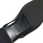 Hermes Innocent Flat Shoes Leather Black Silver Ballet Kelly — view 8