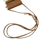 Celine Mobile Smartphone Accessories White Brown Triomphe Logo Phone Case — view 6