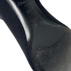 Louis Vuitton Silhouette Line Monogram Boots Short Shoes Fabric Black — view 8