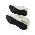 Louis Vuitton Neo Runaway Line Sneakers Shoes White Beige Gold Logo — view 6