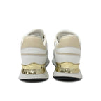 Louis Vuitton Neo Runaway Line Sneakers Shoes White Beige Gold Logo — view 5