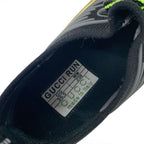 Gucci RUN Sneakers Shoes Fabric Black Yellow Interlocking G Logo — view 7