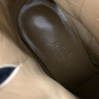 Hermes Saint Germain Boots Short Shoes Suede Black Silver Kelly Hardware — view 7