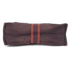 Hermes Clutch Bag Fourre Tout Cotton Burgundy — view 5
