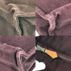 Hermes Clutch Bag Fourre Tout Cotton Burgundy — view 7