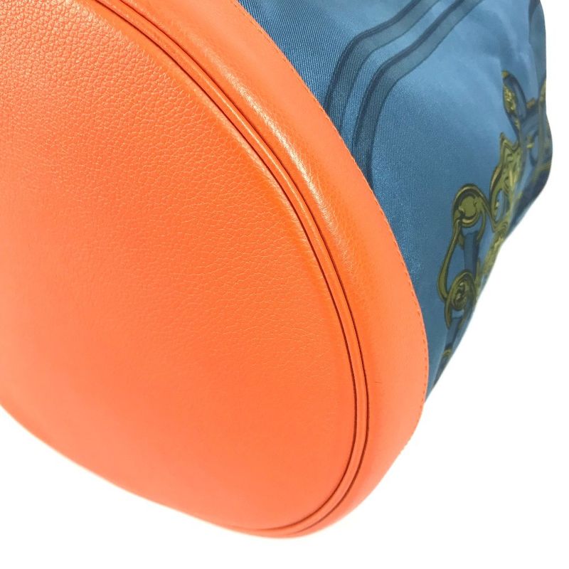 Hermes Shoulder Bag Soicourt Silk Orange — view 6