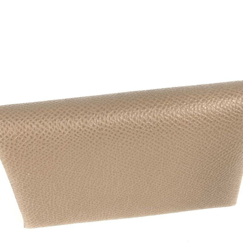 Hermes Coin Case Calvi Duo Epson Etoupe Grey — view 6