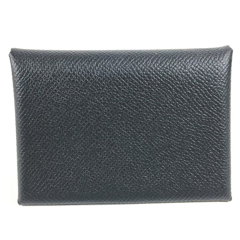 Hermes Coin Case Calvi Duo Epson Black — view 6