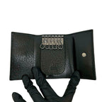 Gucci G Logo Plate Leather Trifold Key Case Holder — view 7
