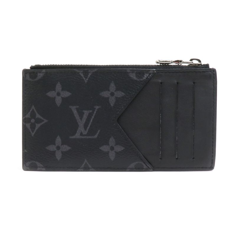 Louis Vuitton Coin Case Monogram Eclipse Card Holder — view 3